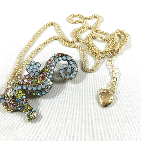 💥SOLD💥 on eBay Betsey Johnson Seahorse Necklace - Picture 8 of 8